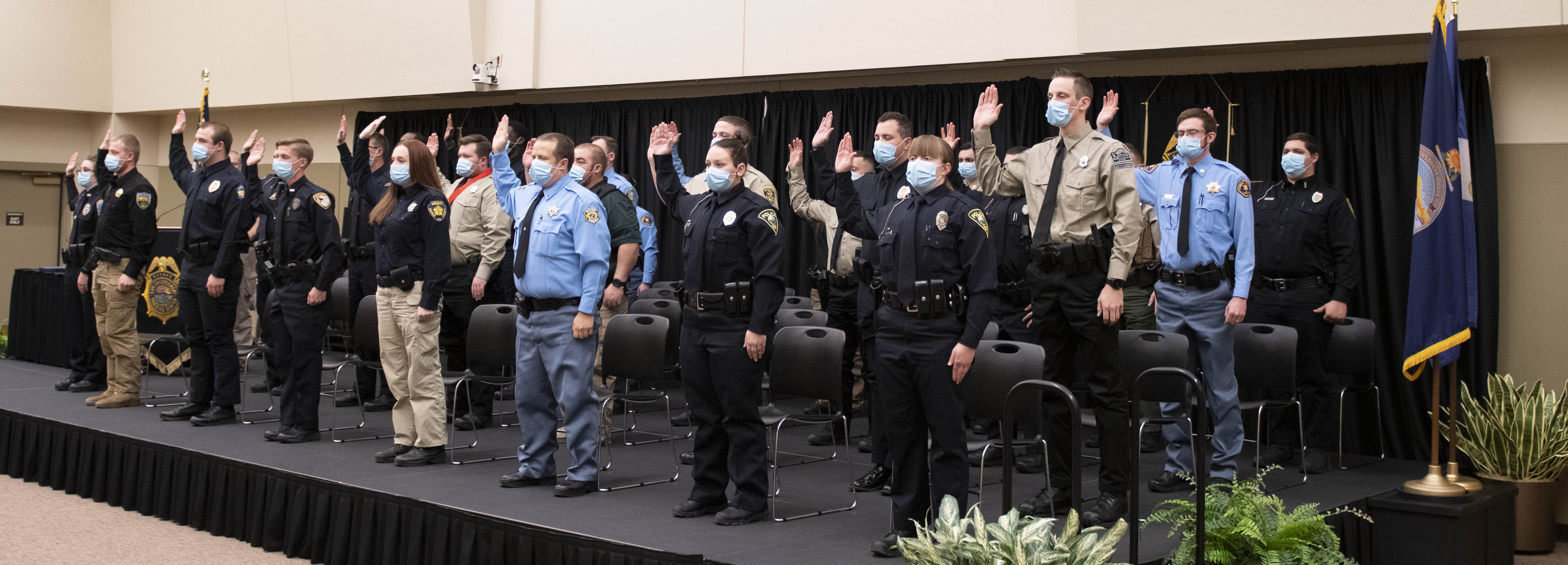 271st Graduating Class taking oath