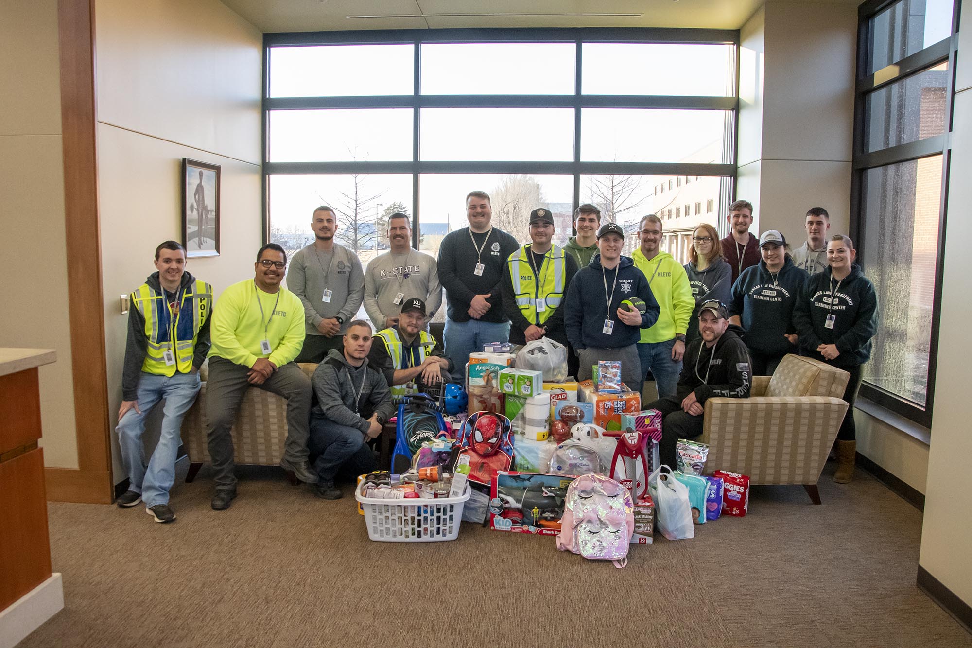 The 289th stands with donations