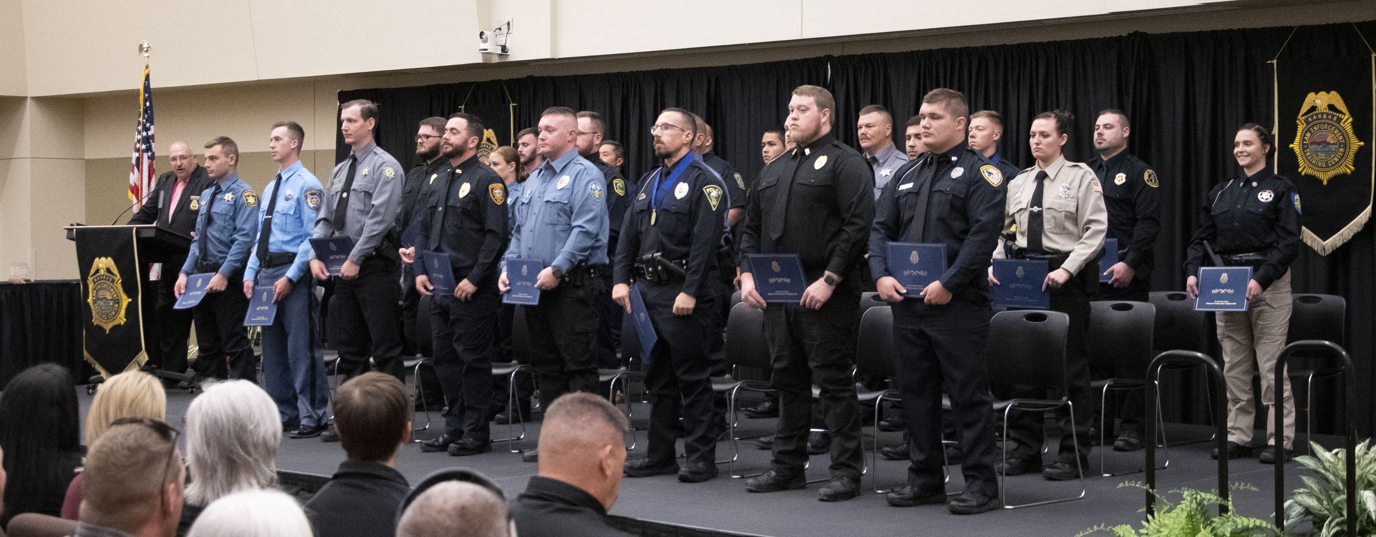 KLETC Associate Director Alvin Sowers Certifies the 293rd Basic Training Class