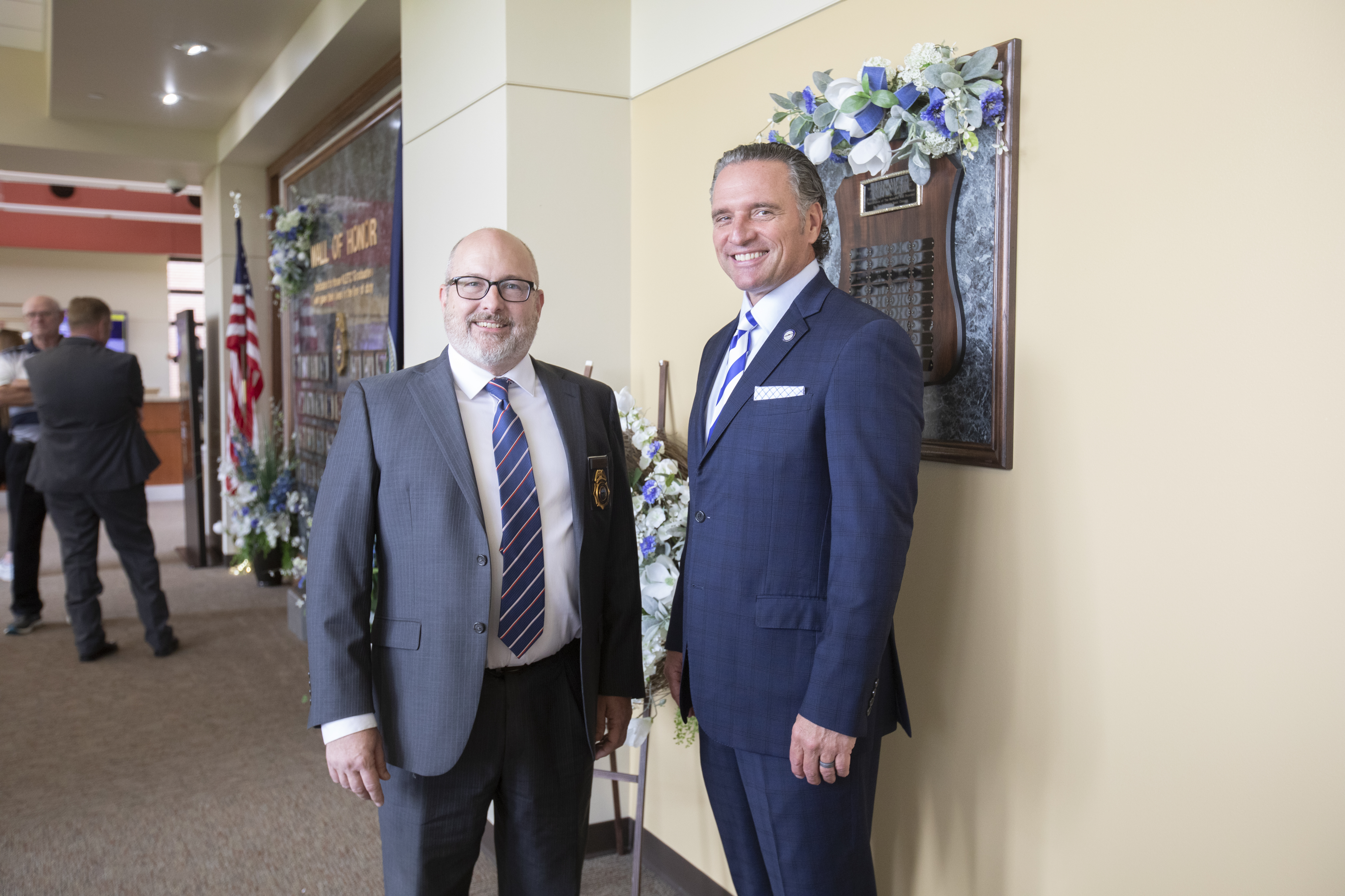 KLETC Executive Director Darin Beck and Kansas Senator Ty Masterson