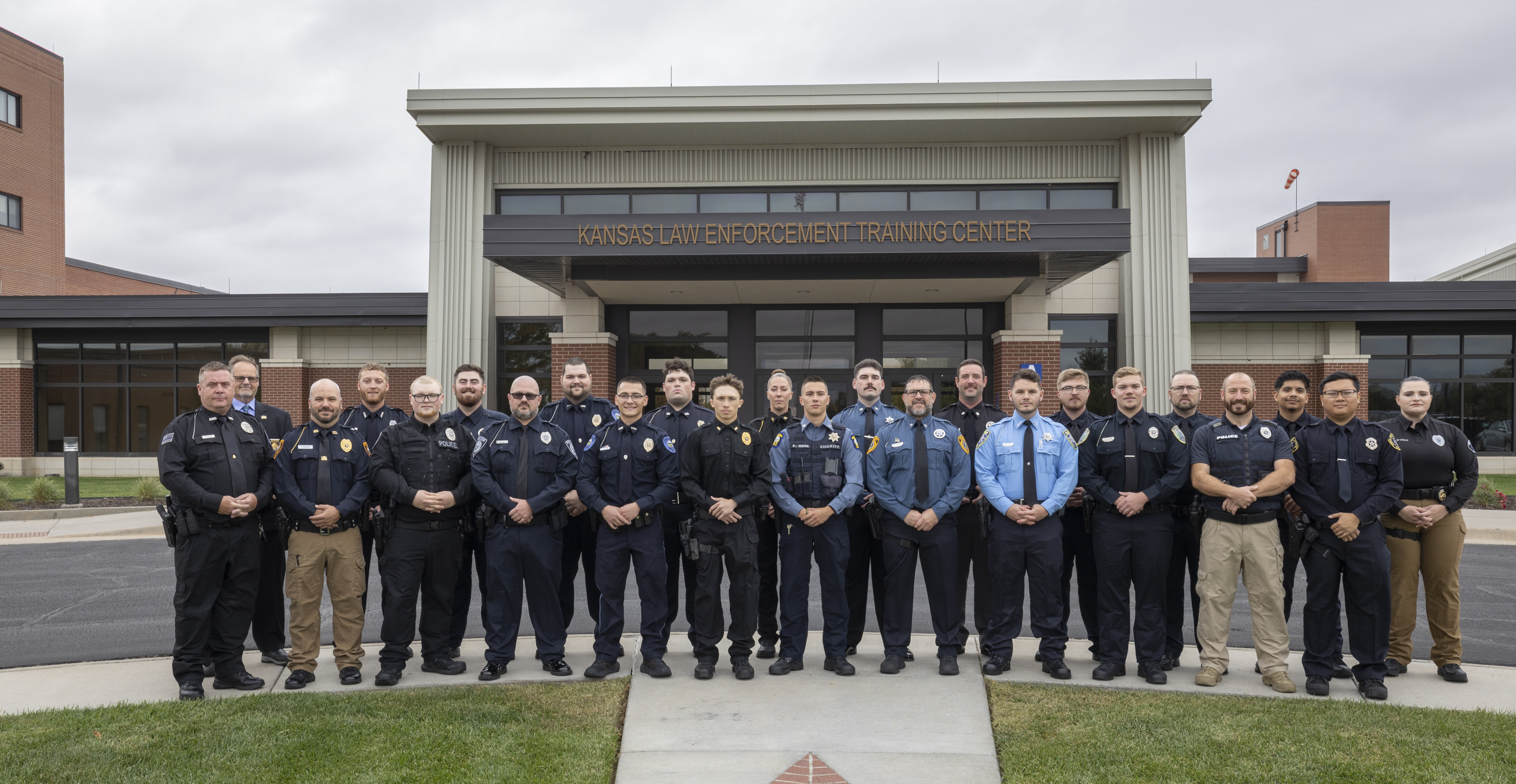 348 in front of building