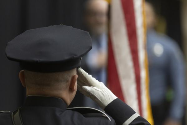 Posting of the colors, Salina Police Department Honor Guard