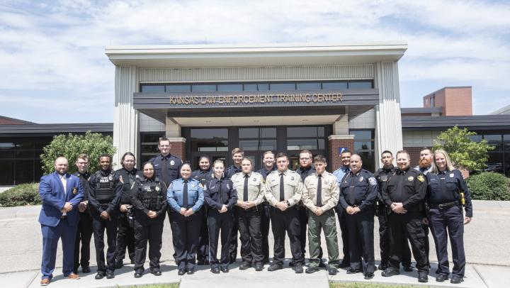 Kansas Law Enforcement Training Center 312th Basic Training Class Photo