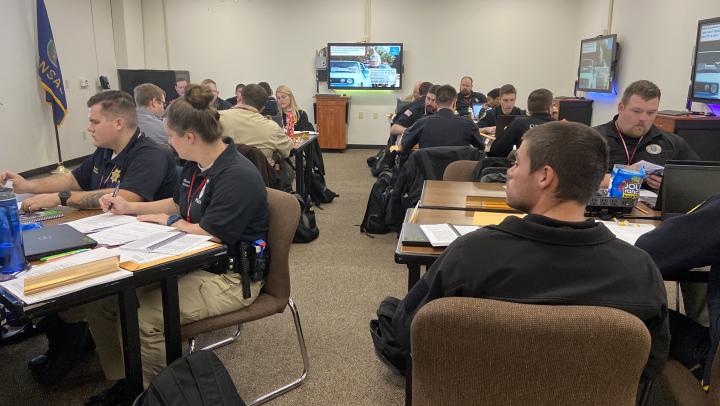 KLETC students in classroom training